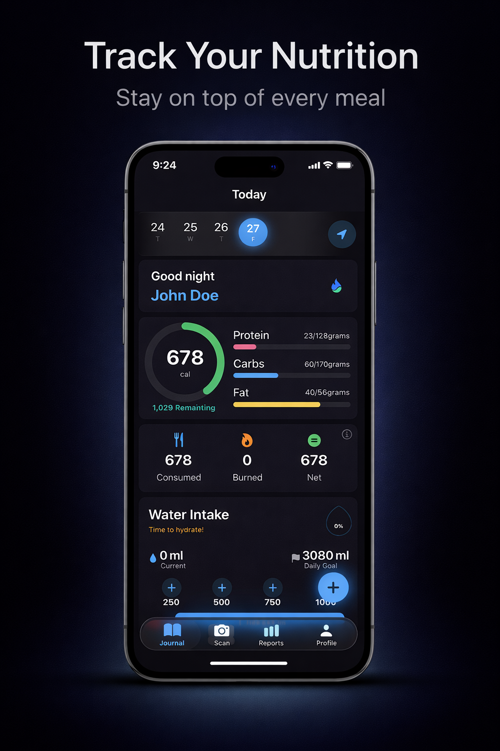 Calorify App Screenshot