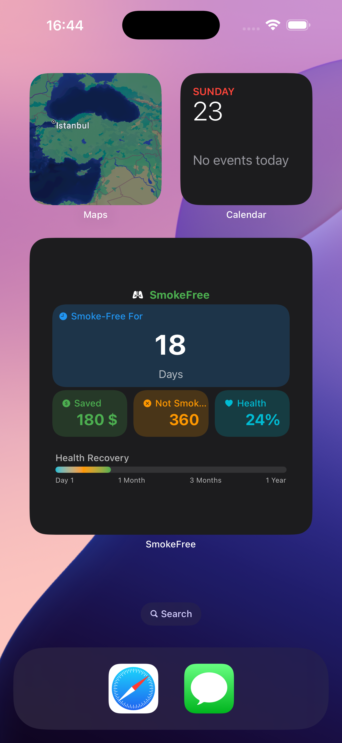 SmokeFree App Widgets